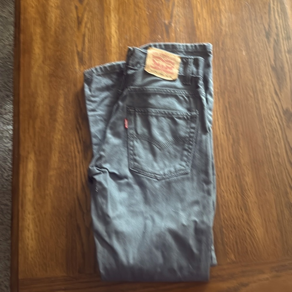 511 Levi’s charcoal gray jeans, 28x28